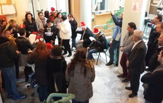 Κάλαντα στο Δήμο Μαλεβιζίου-Χριστούγεννα 2016